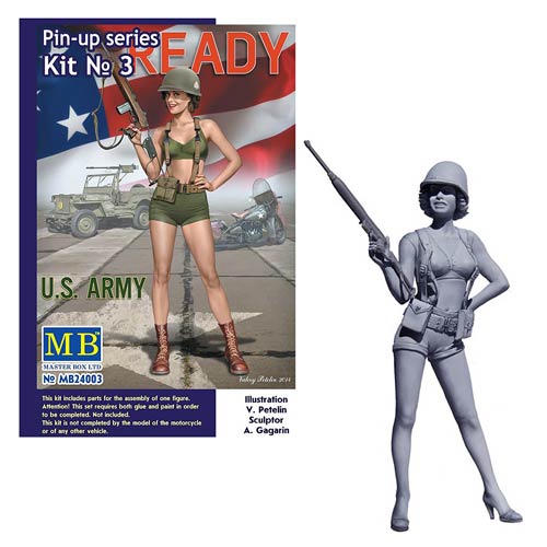 Pin Up Series #3 U.S. Army Alice 1:24 Scale Model Kit